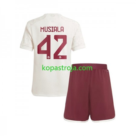 Billiga Fotbollströjor Bayern München Jamal Musiala 42 Barn Tredje tröja 2023/24 Kortärmad